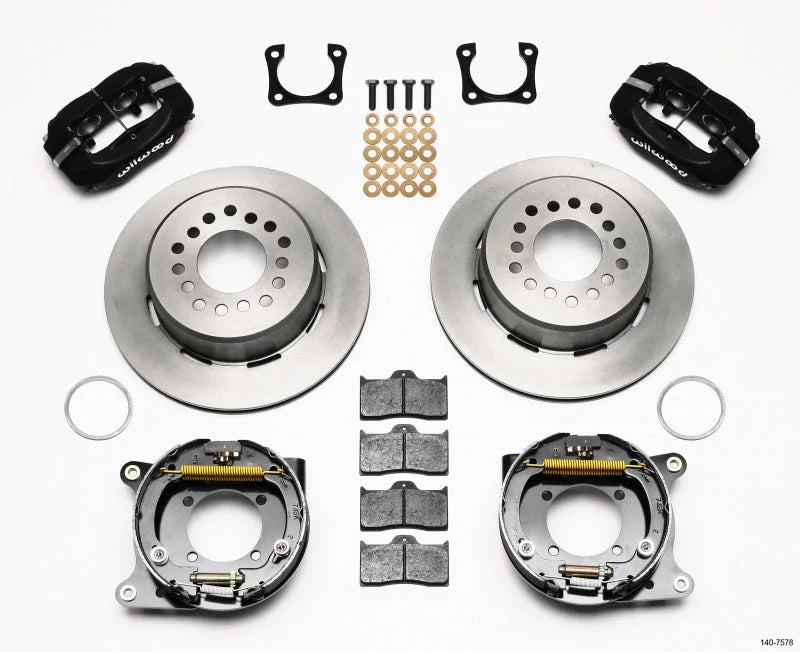 Wilwood Forged Dynalite P/S Park Brake Kit 12 Bolt-Spec 3.15in Bearing fits Chevrolet