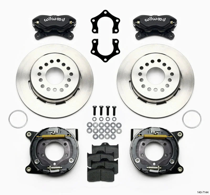 Wilwood Forged Dynalite P/S Park Brake Kit 2.36in Off w/Snap Ring Bearing fits Mopar / Dana