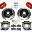 Load image into Gallery viewer, Wilwood Forged Dynalite P/S Park Brake Kit Drill-Red Impala 59-64 / Corvette 57-62