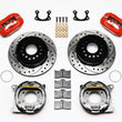Load image into Gallery viewer, Wilwood Forged Dynalite P/S Park Brake Kit Drilled Red Small Ford 2.66in Offset