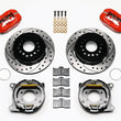 Load image into Gallery viewer, Wilwood Forged Dynalite P/S Park Brake Kit Drilled Red 8.8 w/2.5in Offset-5 Lug fits Ford