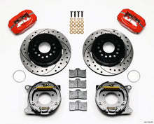 Load image into Gallery viewer, Wilwood Forged Dynalite P/S Park Brake Kit Drilled Red 8.8 w/2.5in Offset-5 Lug fits Ford