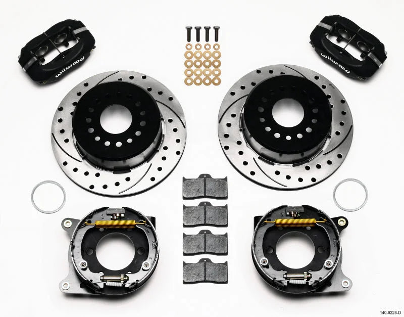 Wilwood Forged Dynalite P/S Park Brake Kit Drilled fits 2005-2014 Ford Mustang