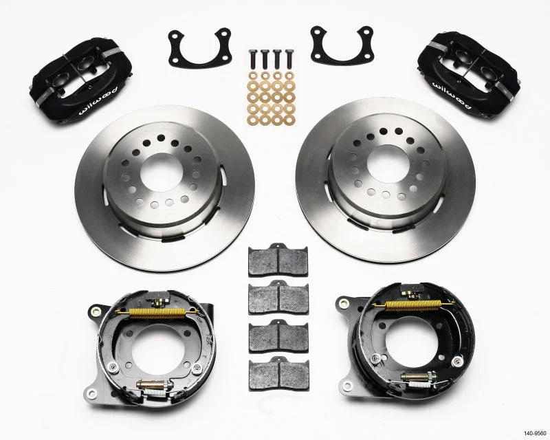 Wilwood Forged Dynalite P/S Park Brake Kit New Big 2.50in offset Staggered Shock fits Ford