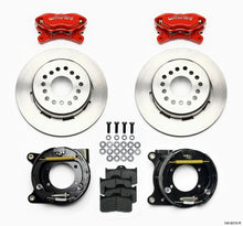 Load image into Gallery viewer, Wilwood Forged Dynalite P/S Park Brake Kit Red 12 Bolt 2.75in offset Staggered Shock - Main Product View