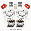 Load image into Gallery viewer, Wilwood Forged Dynalite P/S Park Brake Kit Red 12 Bolt 2.75in offset Staggered Shock - Side View