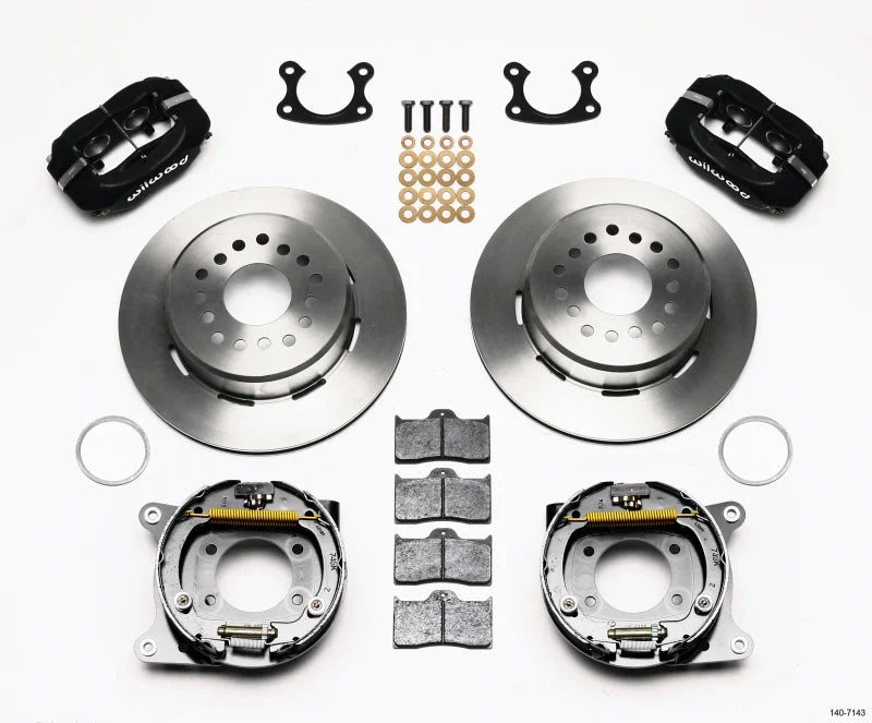 Wilwood Forged Dynalite P/S Park Brake Kit Small 2.66in Offset fits Ford