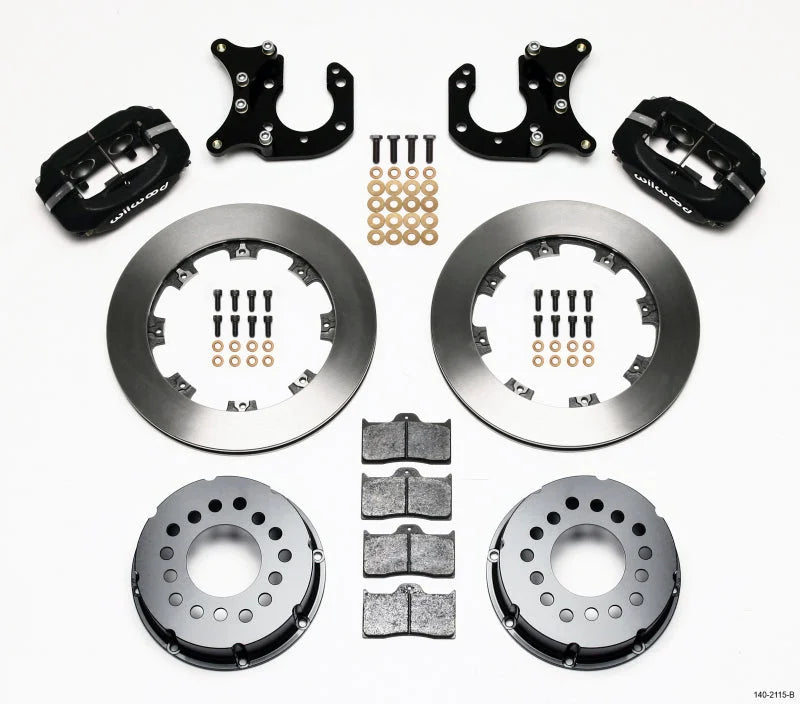 Wilwood Forged Dynalite P/S Rear Kit Big 2.36in Offset fits Ford