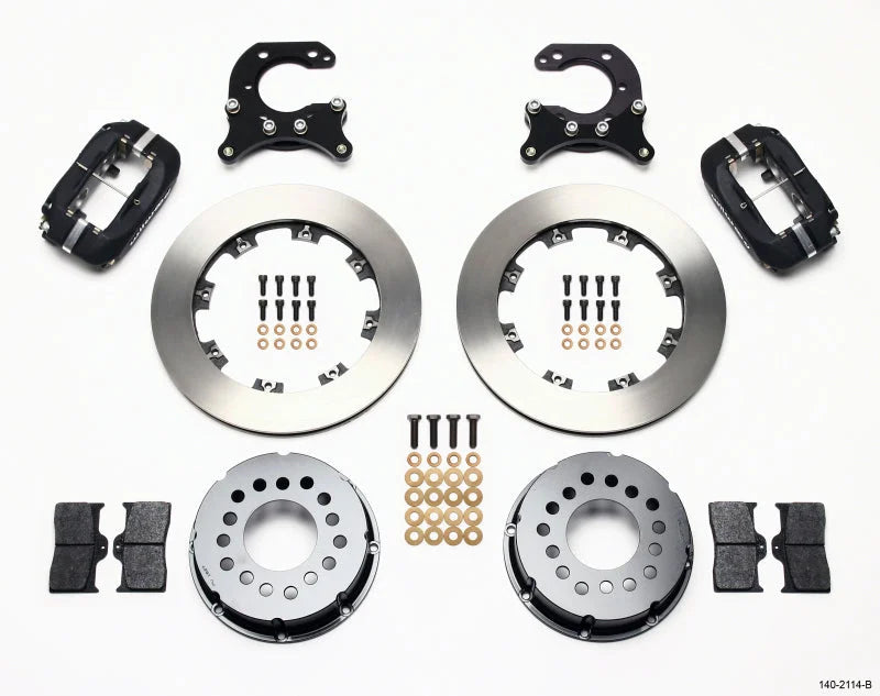Wilwood Forged Dynalite P/S Rear Kit Big 2.54in Offset fits Ford