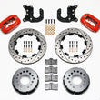 Load image into Gallery viewer, Wilwood Forged Dynalite P/S Rear Kit Drilled Red 2.36in Off w/Snap Ring Bearing fits Mopar / Dana