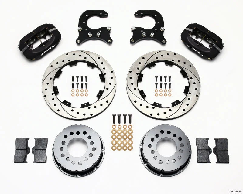 Wilwood Forged Dynalite P/S Rear Kit Drilled Rotor fits 1958-1964 Oldsmobile / Pontiac Ends
