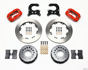 Wilwood Forged Dynalite P/S Rear Kit Red fits 1958-1964 Oldsmobile / Pontiac Ends