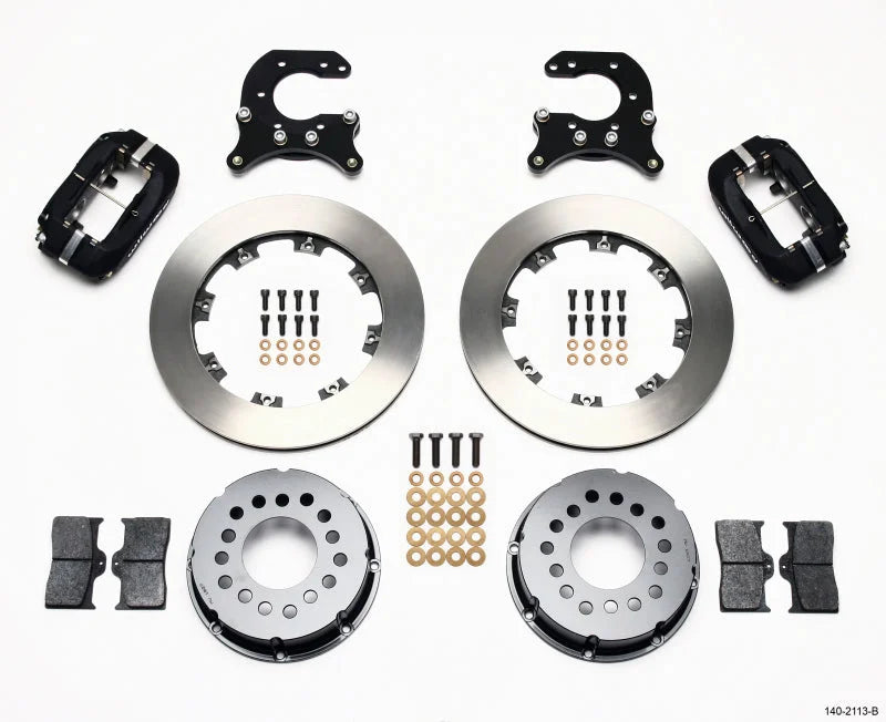 Wilwood Forged Dynalite P/S Rear Kit Small 2.66in Offset fits Ford