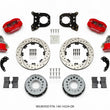 Load image into Gallery viewer, Wilwood Forged Dynalite P/S Rear Kit w/MC4 P-Brake Drill Red Chev 12 Bolt w/Clip Eliminator