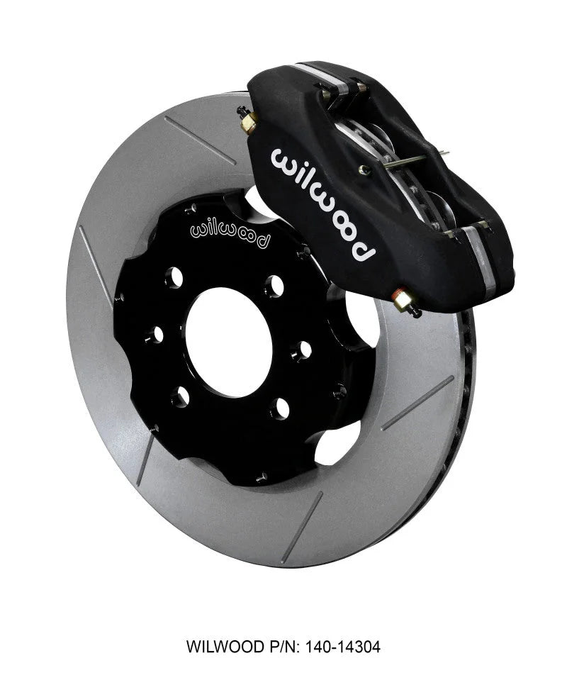 Wilwood Forged Dynalite ST Front Hat Kit 11.00in GT Rotor Road Race w/Fac.240mm Rtr fits 1988-1991 Honda CRX / 1988-2000 H...