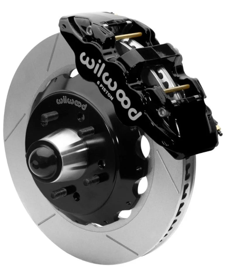 Wilwood Forged Narrow Superlite 6R Front Big Brake Kit 14.00in Rotors - Black fits 1967-1986 Chevrolet C1500
