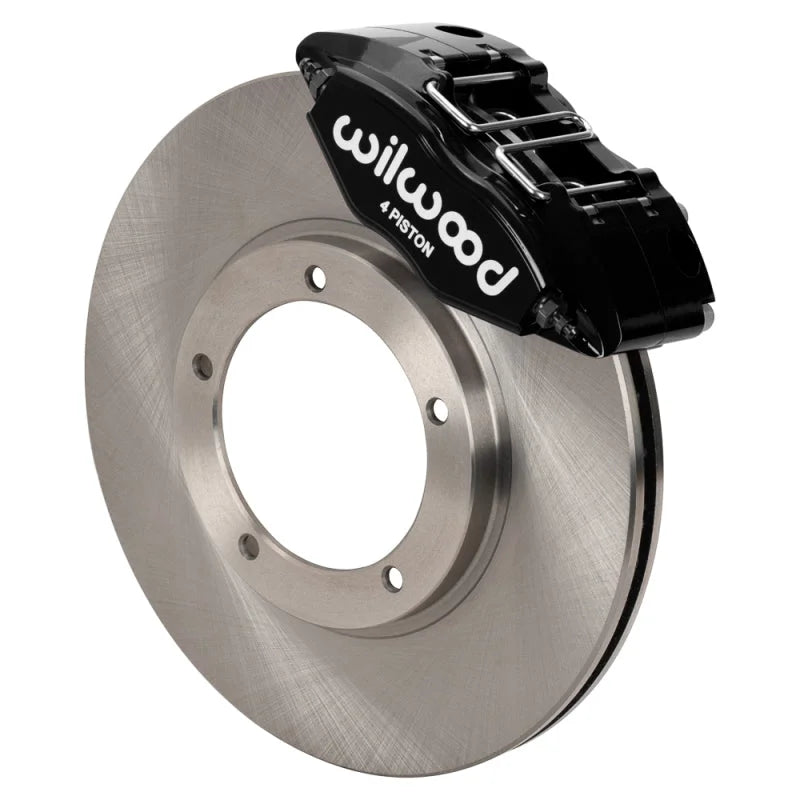 Wilwood Front Powerlite Brake Kit 3in MT Plain Face - Black fits 1969-1974 Porsche 911