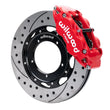 Load image into Gallery viewer, Wilwood Front Superlite Brake Kit 3.5in MT Drilled &amp; Slotted Face - Red fits 1969-1989 Porsche 911