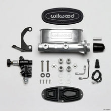 Load image into Gallery viewer, Wilwood HV Tandem M/C Kit w L/H Bracket &amp; Prop Valve - 1in Bore Ball Burnished - Main Product View