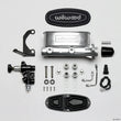 Load image into Gallery viewer, Wilwood HV Tandem M/C Kit w L/H Bracket &amp; Prop Valve - 1 1/8in Bore Ball Burnished - Side View