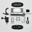 Load image into Gallery viewer, Wilwood HV Tandem M/C Kit w L/H Bracket &amp; Prop Valve - 7/8in Bore Ball Burnished-W/Pushrod - Side View