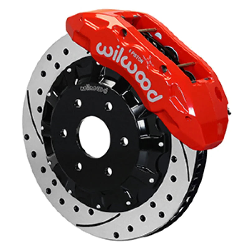 Wilwood LS TX6R Big Brake Truck Front Brake Kit w/ Red Caliper fits 2016-2018 Chevrolet Silverado 1500