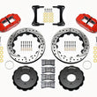 Load image into Gallery viewer, Wilwood Narrow Superlite 4R Front Hat Kit 12.88in Drill Red 2007-Up Jeep Wrangler