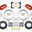 Load image into Gallery viewer, Wilwood Narrow Superlite 4R Front Hat Kit 12.88in Red 76-77 Ford Bronco Dana 44 w/Lines