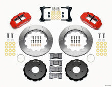 Load image into Gallery viewer, Wilwood Narrow Superlite 4R Front Hat Kit 14.00in Red fits 2007-2015 Jeep Wrangler