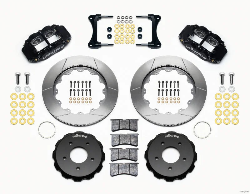 Wilwood Narrow Superlite 4R Front Hat Kit 14.00in fits 2007-2015 Jeep Wrangler