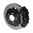 Load image into Gallery viewer, Wilwood Narrow Superlite 4R Rear Kit 12.88in Drilled/Slotted Black fits 2000-2006 BMW M3 E46