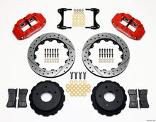 Load image into Gallery viewer, Wilwood Narrow Superlite 4R Rear Kit 12.88in Drilled Red C2/C3 fits 1970 / 1975-1982 Chevrolet Corvette