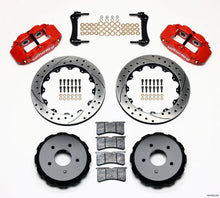 Load image into Gallery viewer, Wilwood Narrow Superlite 4R Rear Kit 12.88in Drilled Red fits 2004-2008 Cadillac XLR / 2008-2009 Cadillac XLR PLATINUM / 2...