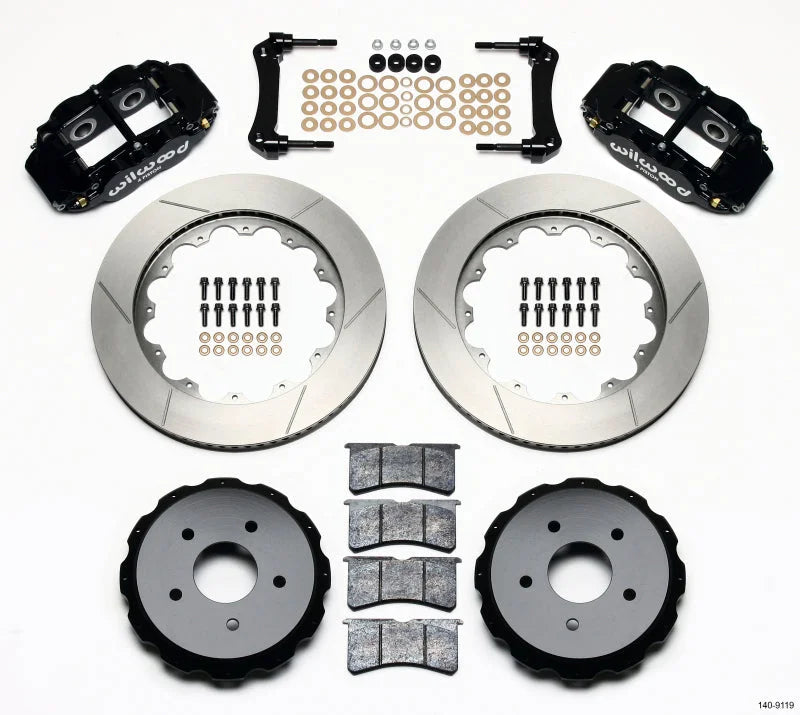 Wilwood Narrow Superlite 4R Rear Kit 14.00in fits 2004-2008 Cadillac XLR / 2008-2009 Cadillac XLR PLATINUM / 2006-2009 Cad...