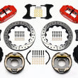 Load image into Gallery viewer, Wilwood Narrow Superlite 4R Rear P-Brk Kit 12.88in Drill Red w/ C-Clips fits Chevrolet 12 Bolt
