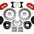 Load image into Gallery viewer, Wilwood Narrow Superlite 4R Rear P-Brk Kit 12.88in Drilled Red w/ C-Clips fits Chevrolet 12 Bolt