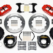 Load image into Gallery viewer, Wilwood Narrow Superlite 4R Rear P-Brk Kit 12.88in Red Chevy 12 Bolt-Spec 3.15in Bearing