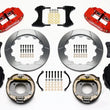 Load image into Gallery viewer, Wilwood Narrow Superlite 4R Rear P-Brk Kit 12.88in Red 12 Bolt w/ C-Clips fits 12 Chevy