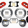 Load image into Gallery viewer, Wilwood Narrow Superlite 4R Rear P-Brk Kit 12.88in Red 12 Bolt w/ C-Clips Staggered mt fits 12 Chevy