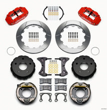 Load image into Gallery viewer, Wilwood Narrow Superlite 4R Rear P-Brk Kit 12.88in Red Big Ford 2.00in Off 5 x 5.50 fits Ford Bronco