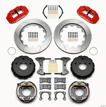 Load image into Gallery viewer, Wilwood Narrow Superlite 4R Rear P-Brk Kit 14.00in Red Big Ford 2.00in Off 5 x 5.50 fits Ford Bronco