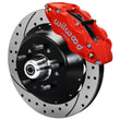 Load image into Gallery viewer, Wilwood Narrow Superlite 6R Dust Seal Front Hub Kit 14.00in Drill Red fits 1967-1969 Chevrolet Camaro / 1964-1972 Chevrole...