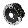 Load image into Gallery viewer, Wilwood Narrow Superlite 6R Front Big Brake Kit 12.88in Drilled Black fits 2005-2011 Ford Crown Victoria