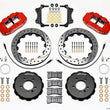 Load image into Gallery viewer, Wilwood Narrow Superlite 6R Front Hat Kit 12.88in Drill Red 06-12 Volkswagen GTI w/ Lines