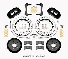 Load image into Gallery viewer, Wilwood Narrow Superlite 6R Front Hat Kit 12.88in Drilled w/Lines fits 2014-2015 Mini Cooper