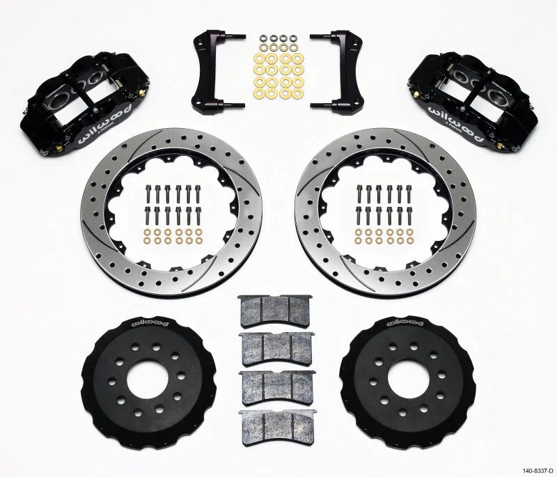 Wilwood Narrow Superlite 6R Front Hat Kit 12.88in Drilled C4 fits 1988-1996 Chevrolet Corvette