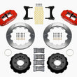 Load image into Gallery viewer, Wilwood Narrow Superlite 6R Front Hat Kit 12.88in Red 93-96 Mazda RX7 - Side View