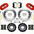 Load image into Gallery viewer, Wilwood Narrow Superlite 6R Front Hat Kit 12.88in Red w/ Lines fits 2013-up Ford Focus / 2013-2014 Ford Focus ST