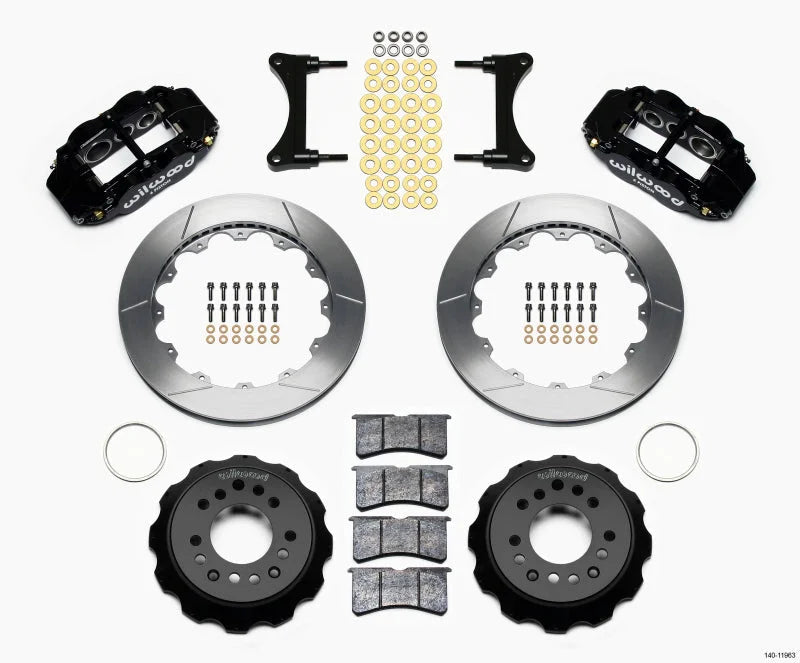 Wilwood Narrow Superlite 6R Front Hat Kit 12.88in fits 1993-1995 Mazda Rx-7 / RX7