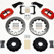 Load image into Gallery viewer, Wilwood Narrow Superlite 6R Front Hat Kit 13.06in Drill Red 65-82 Corvette C2/C3